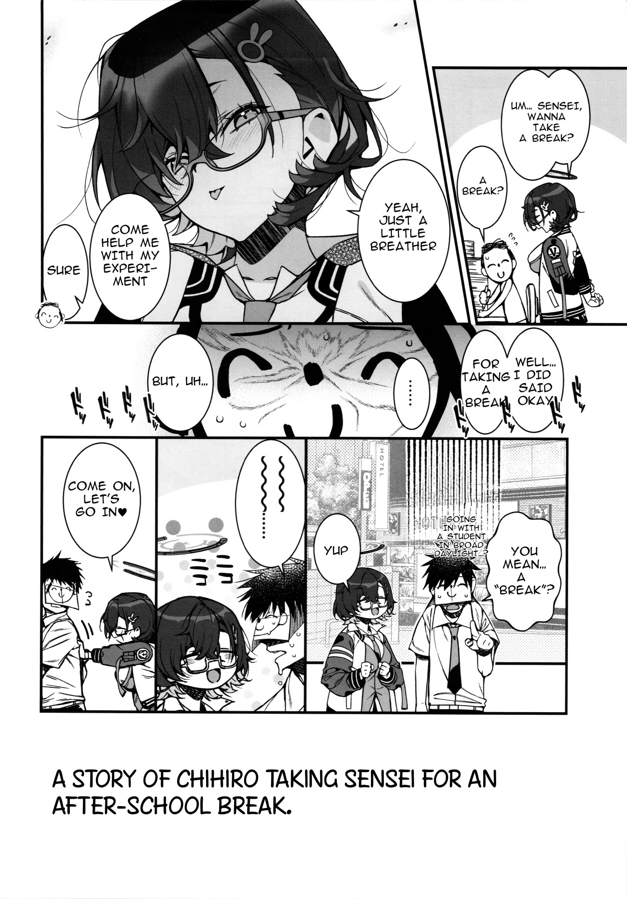 Hentai Manga Comic-A Story of Chihiro Taking Sensei for an After-School Break.-Read-4